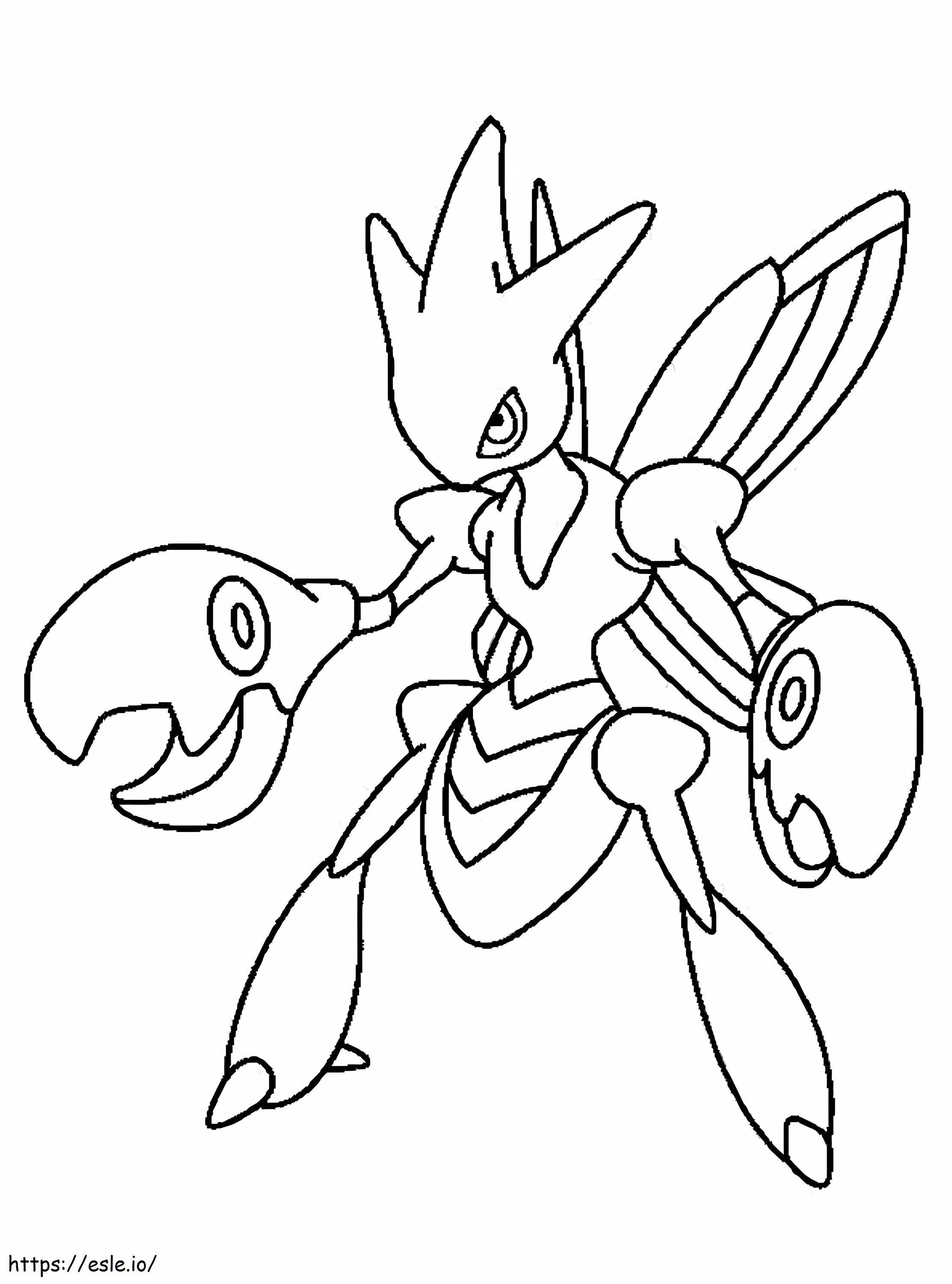 Scizor A Pokemon coloring page