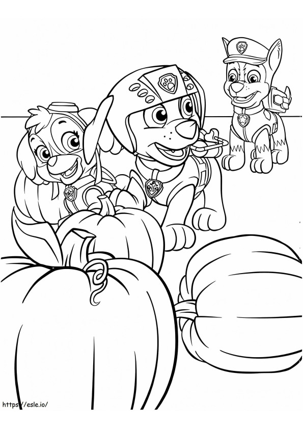 Chase Paw Patrol 7 coloring page