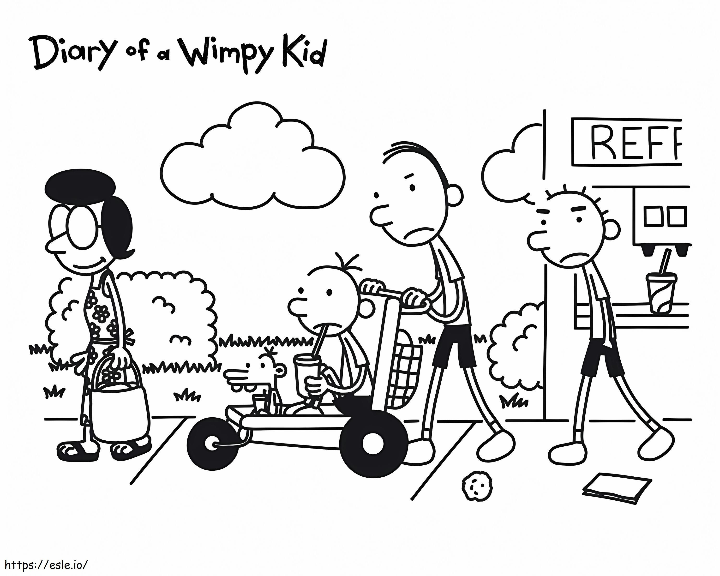 Wimpy-Kid-Tagebuch ausmalbilder