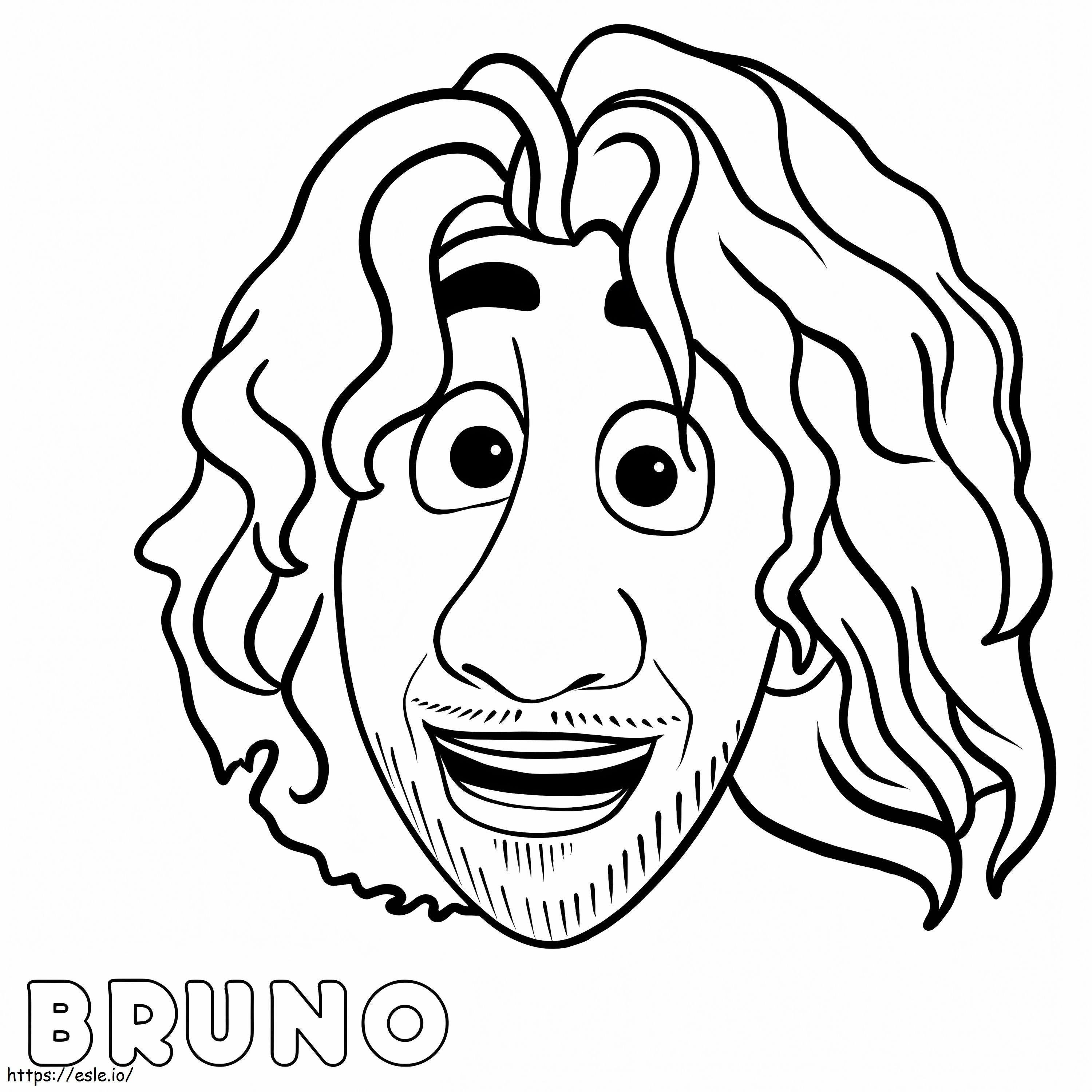 Bruno Encanto coloring page