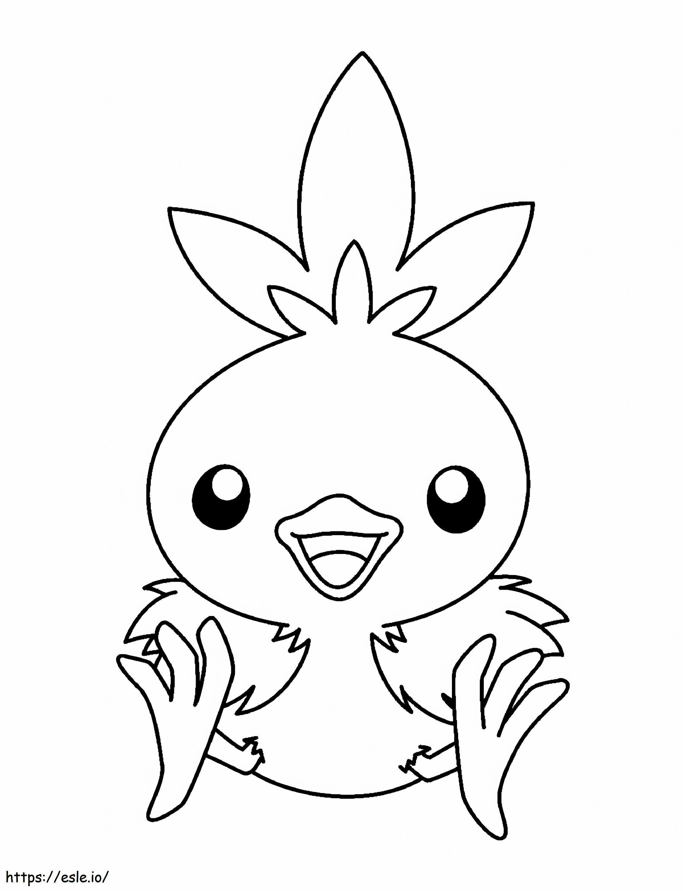 HQ Torchic coloring page