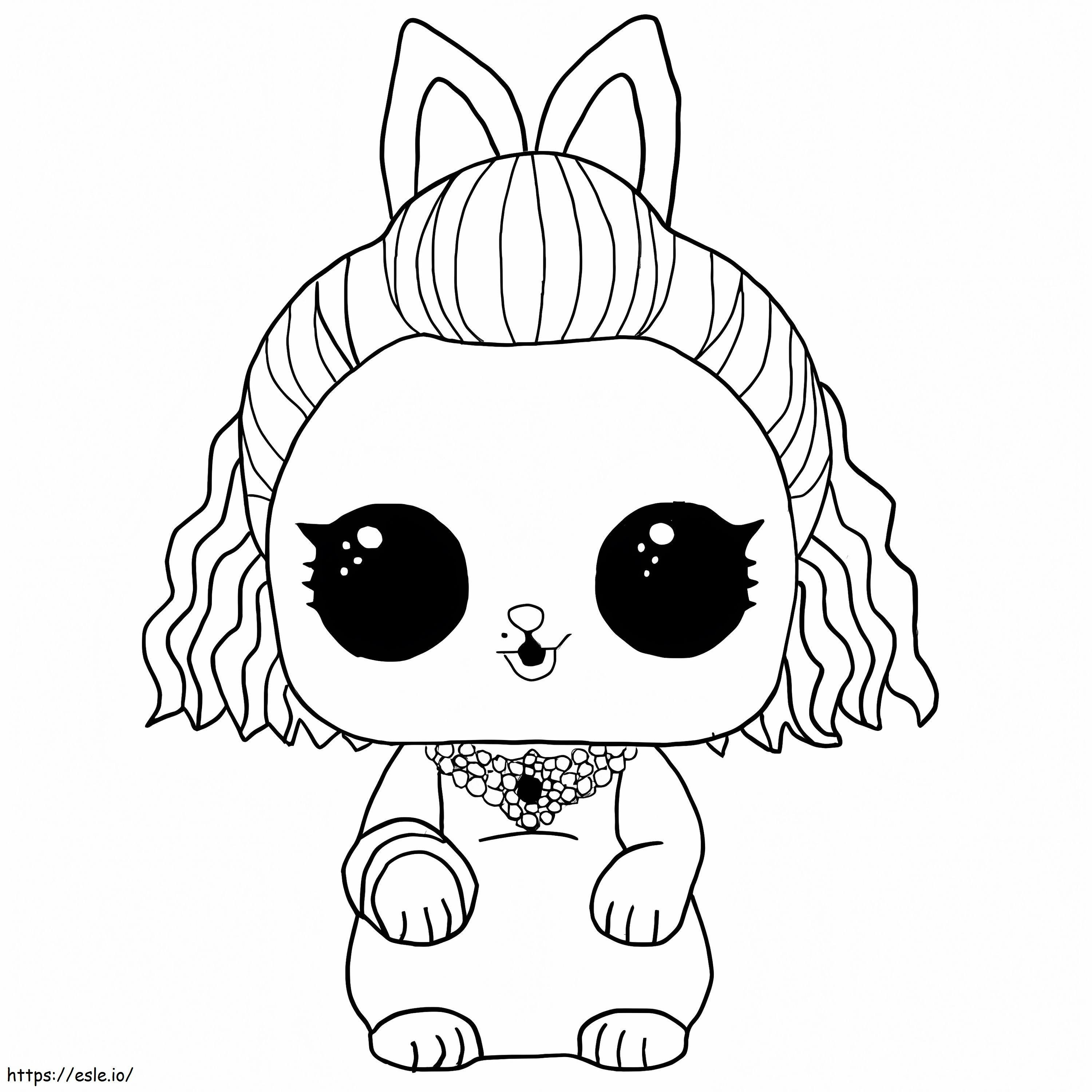 80S Bunny Lol Pets coloring page
