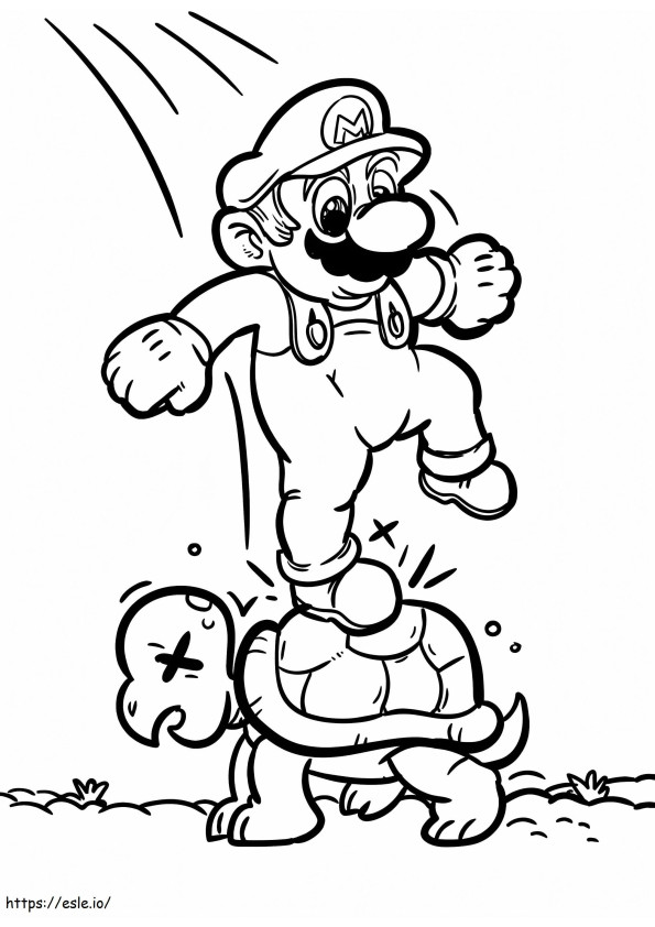 Super Mario Game coloring page
