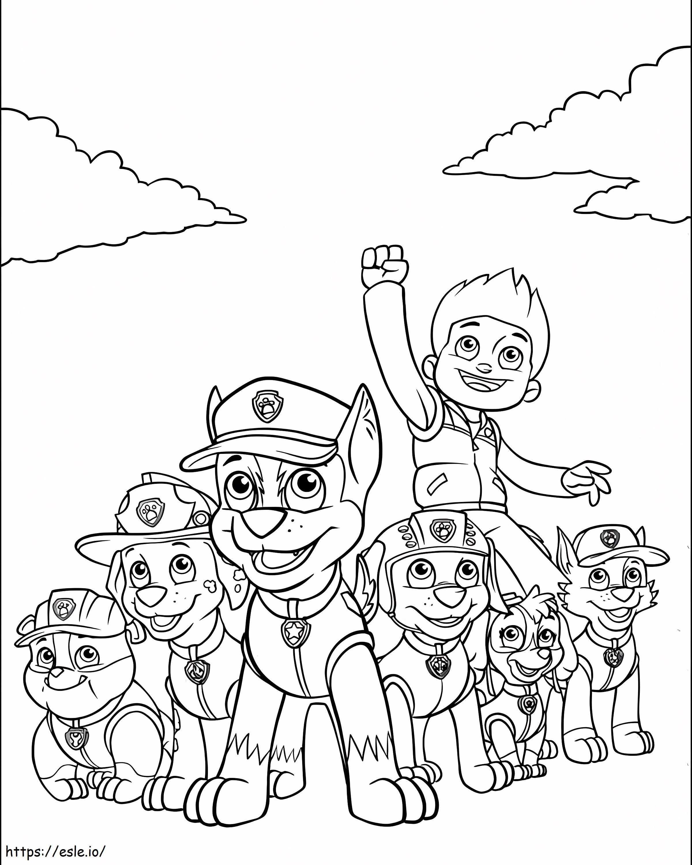 Paw Patrol 11 coloring page