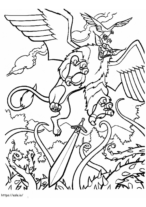 Quest For Camelot 12 coloring page