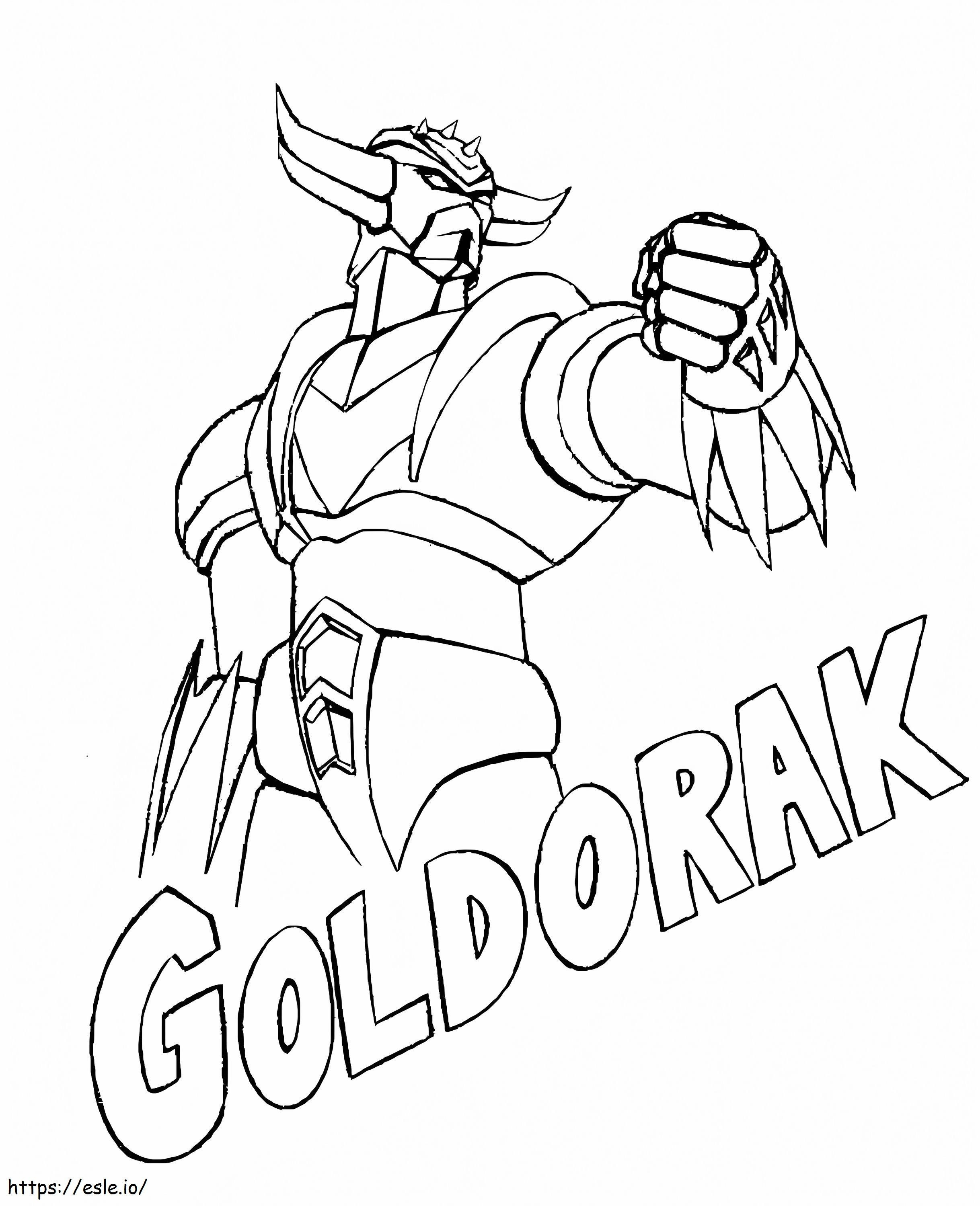 Awesome Goldorak coloring page
