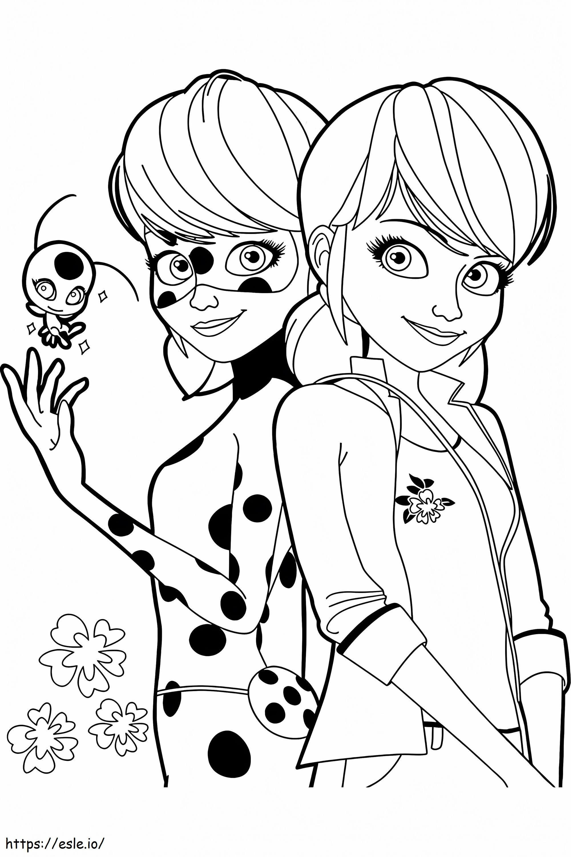 Ladybug Et Chat Noir 1 683X1024 coloring page