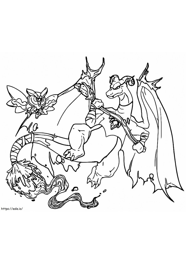 Halloween Charizard coloring page