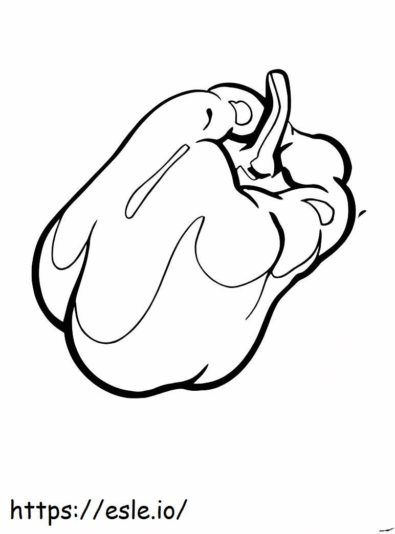 Basic Sweet Pepper coloring page