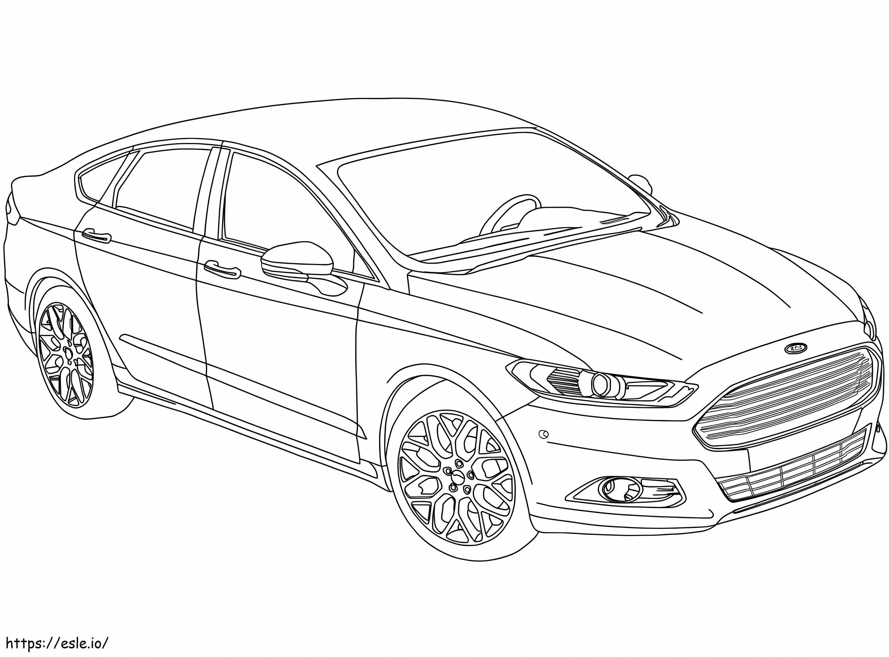 2015 Ford Fusion 1 coloring page