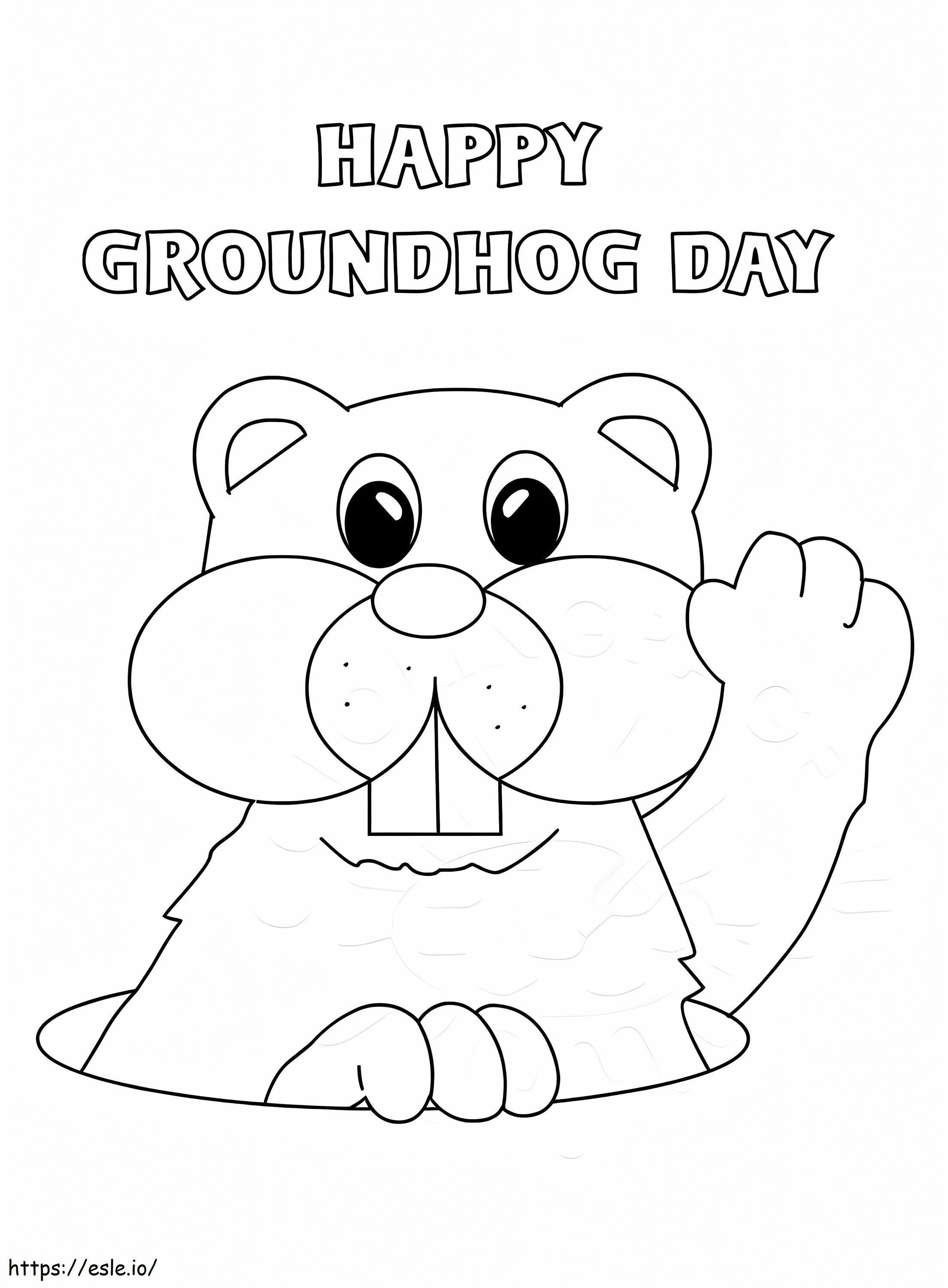 Dia Da Marmota 5 Para Colorir