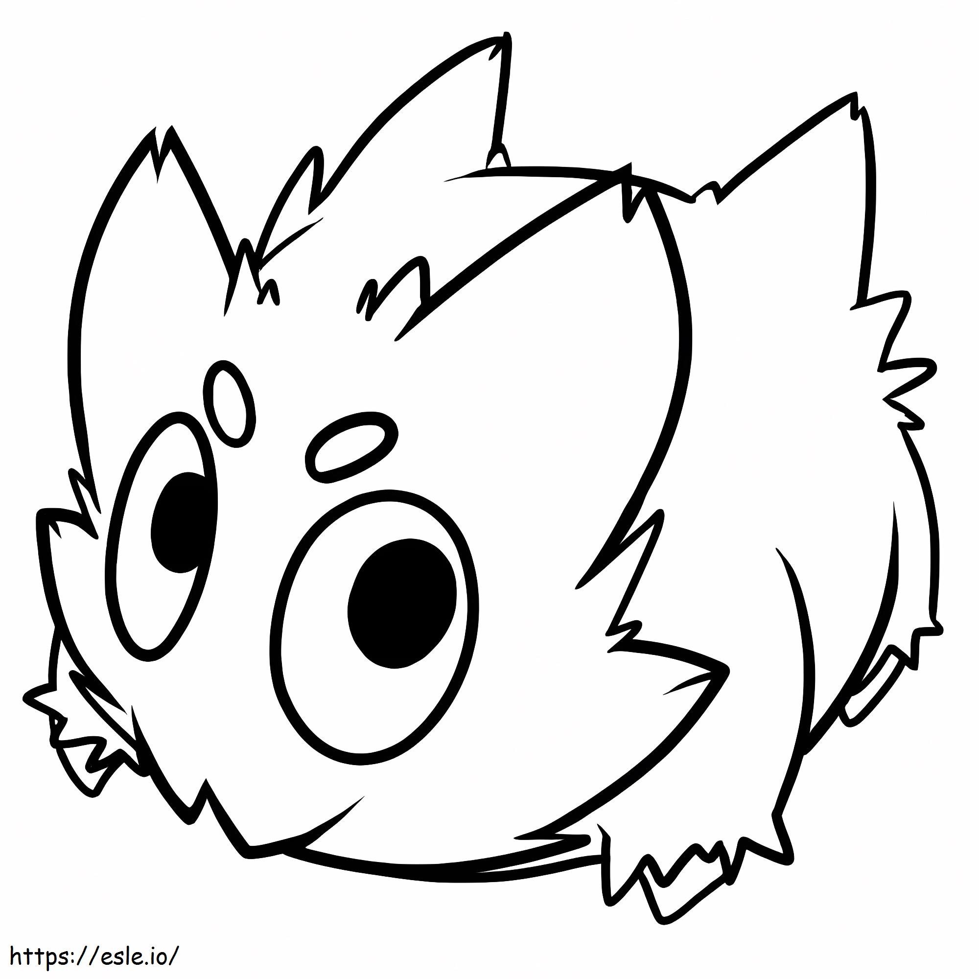 Cute Joltik Pokemon coloring page