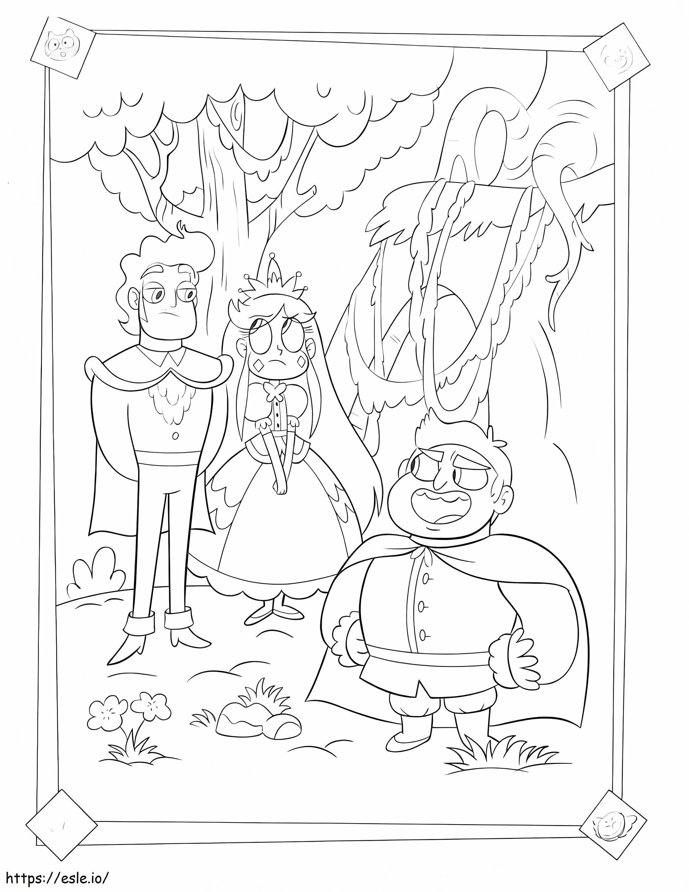 Star Vs. The Forces Of Evil 2 coloring page