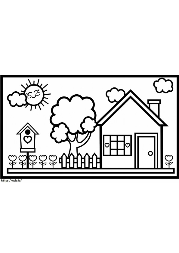 House 5 coloring page