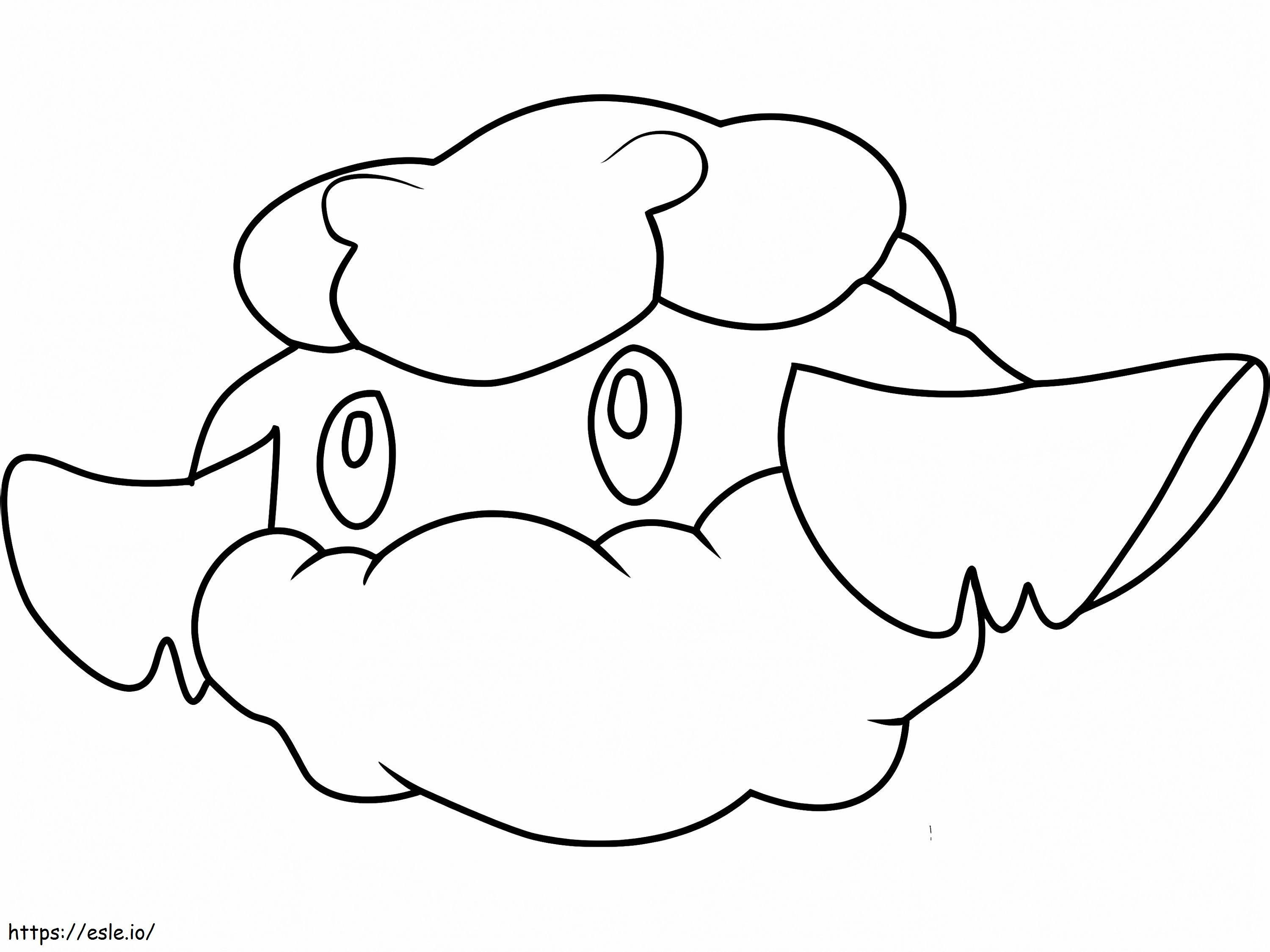 Coloriage Pokémon Cottonee Gen 5 à imprimer dessin