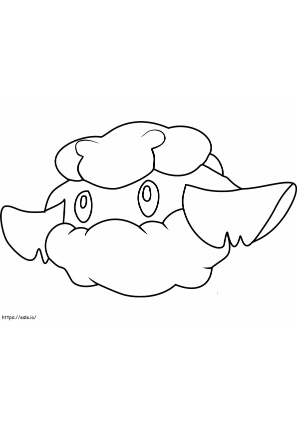 Cottonee Gen 5 Pokemon coloring page
