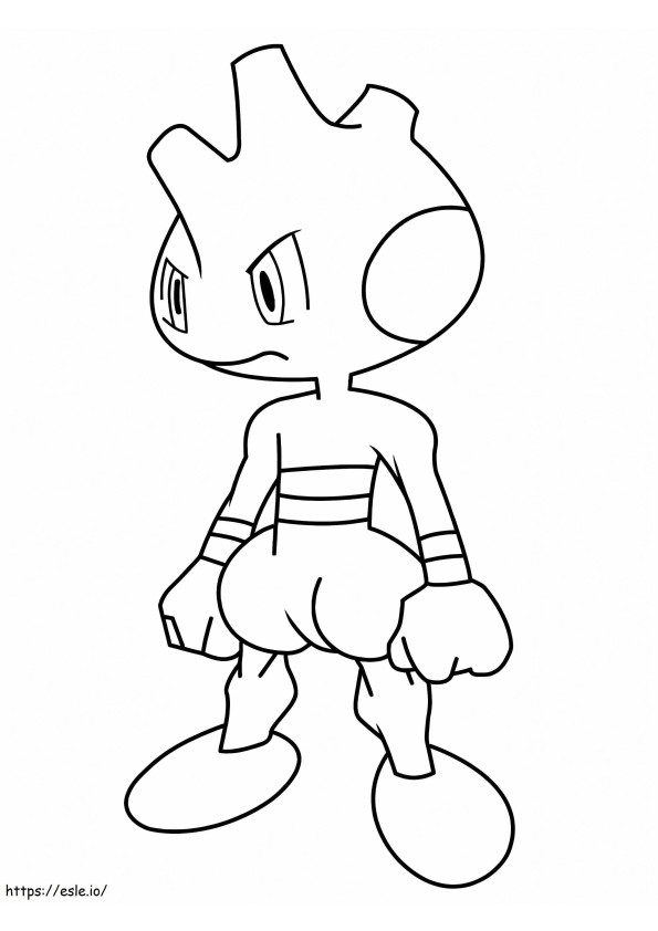 Tyrogue In Pokemon coloring page