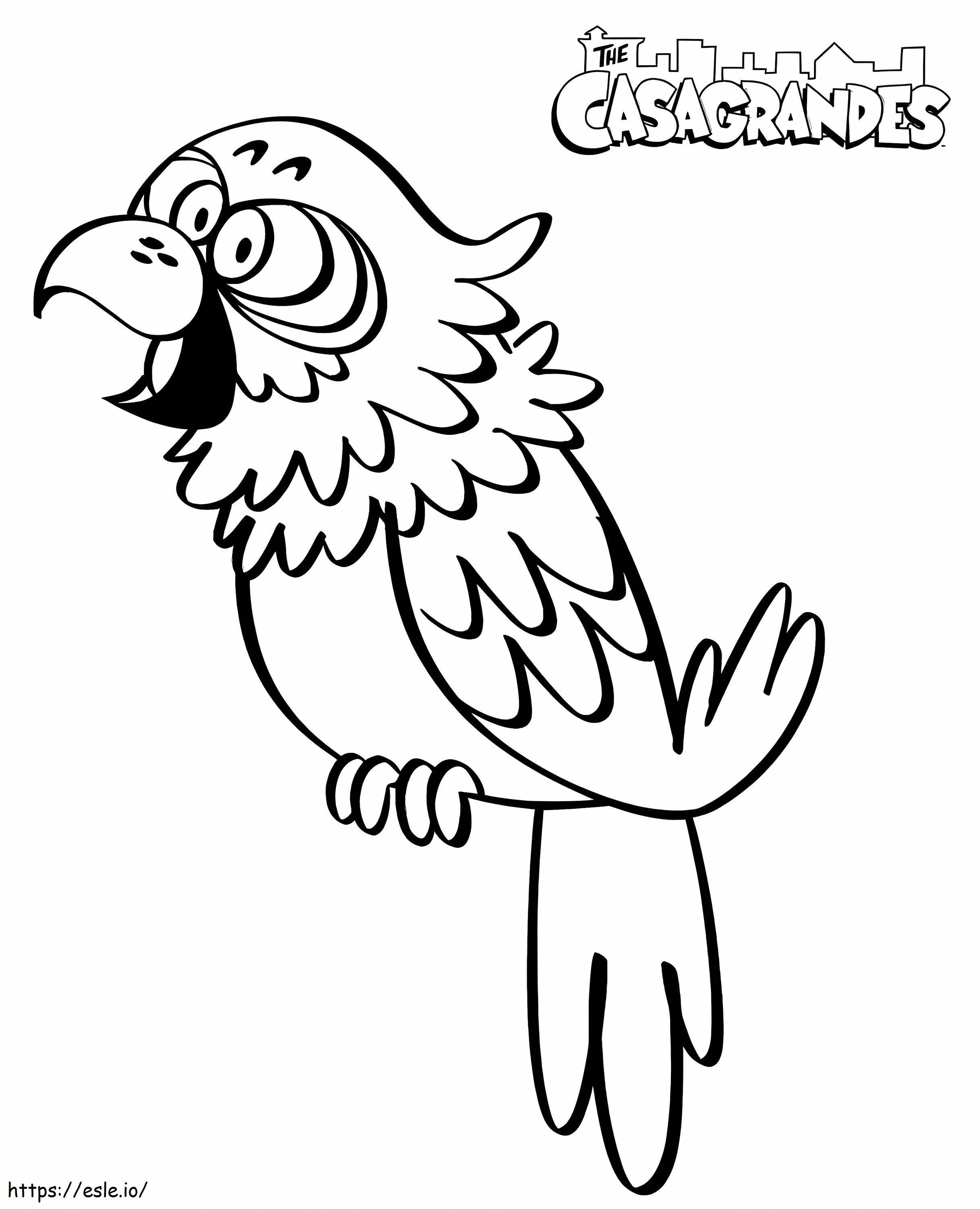 Parrot Sergio coloring page