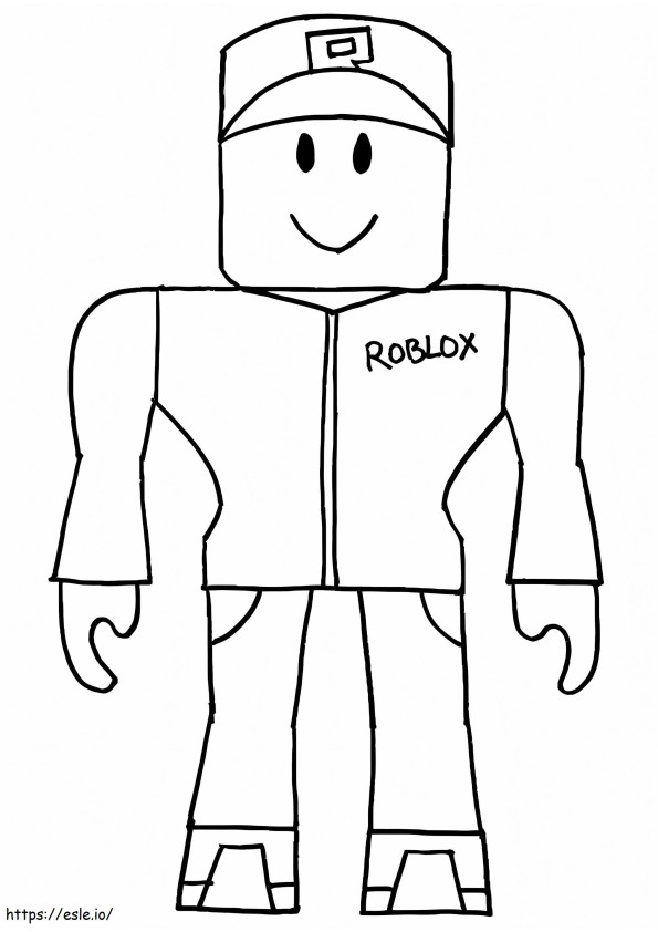 Roblox 7 coloring page