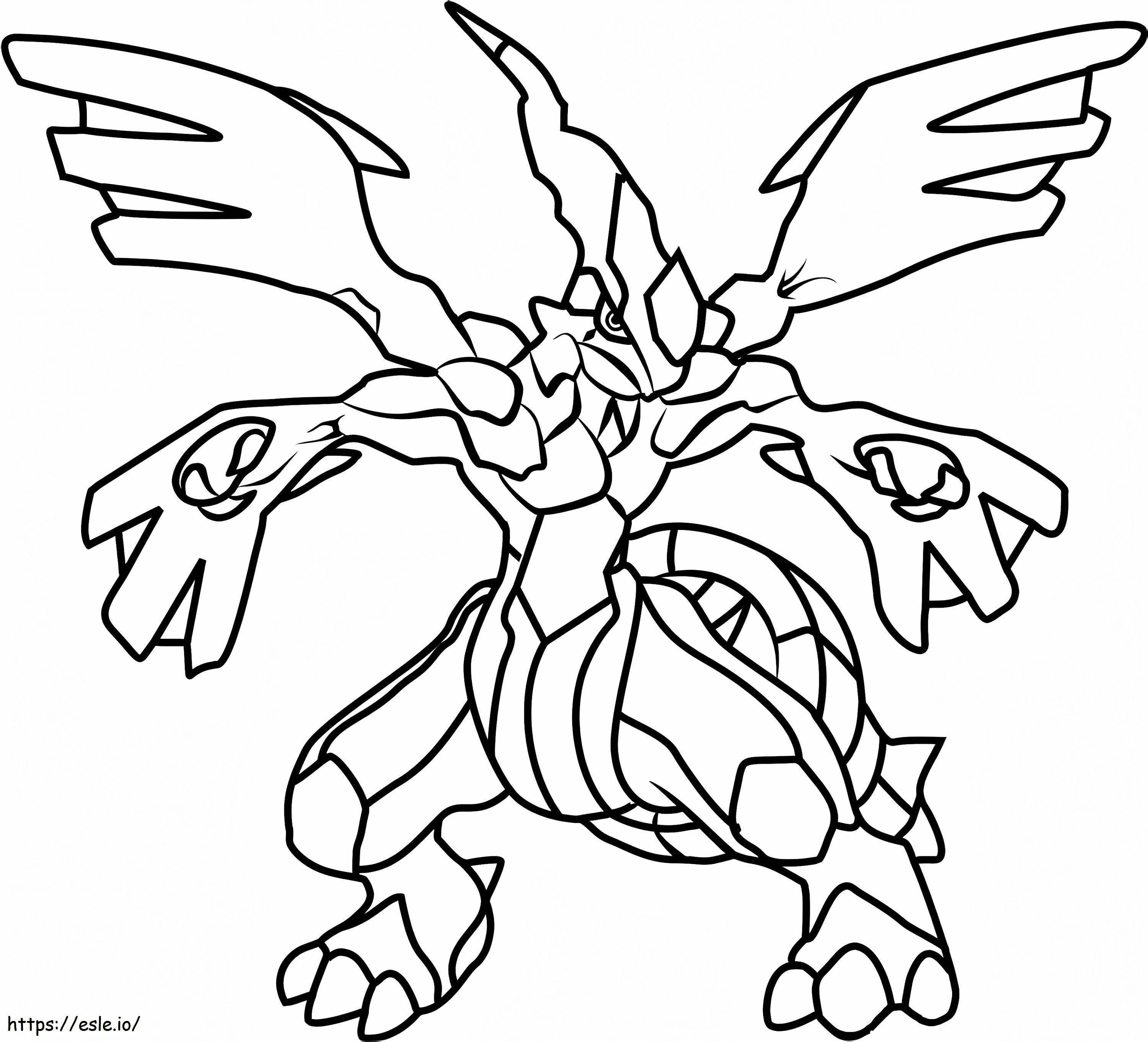 Cool Zekrom coloring page