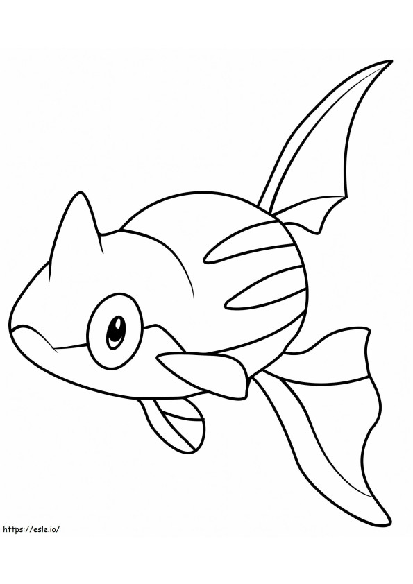 Coloriage Pokemon Rémoraid à imprimer dessin