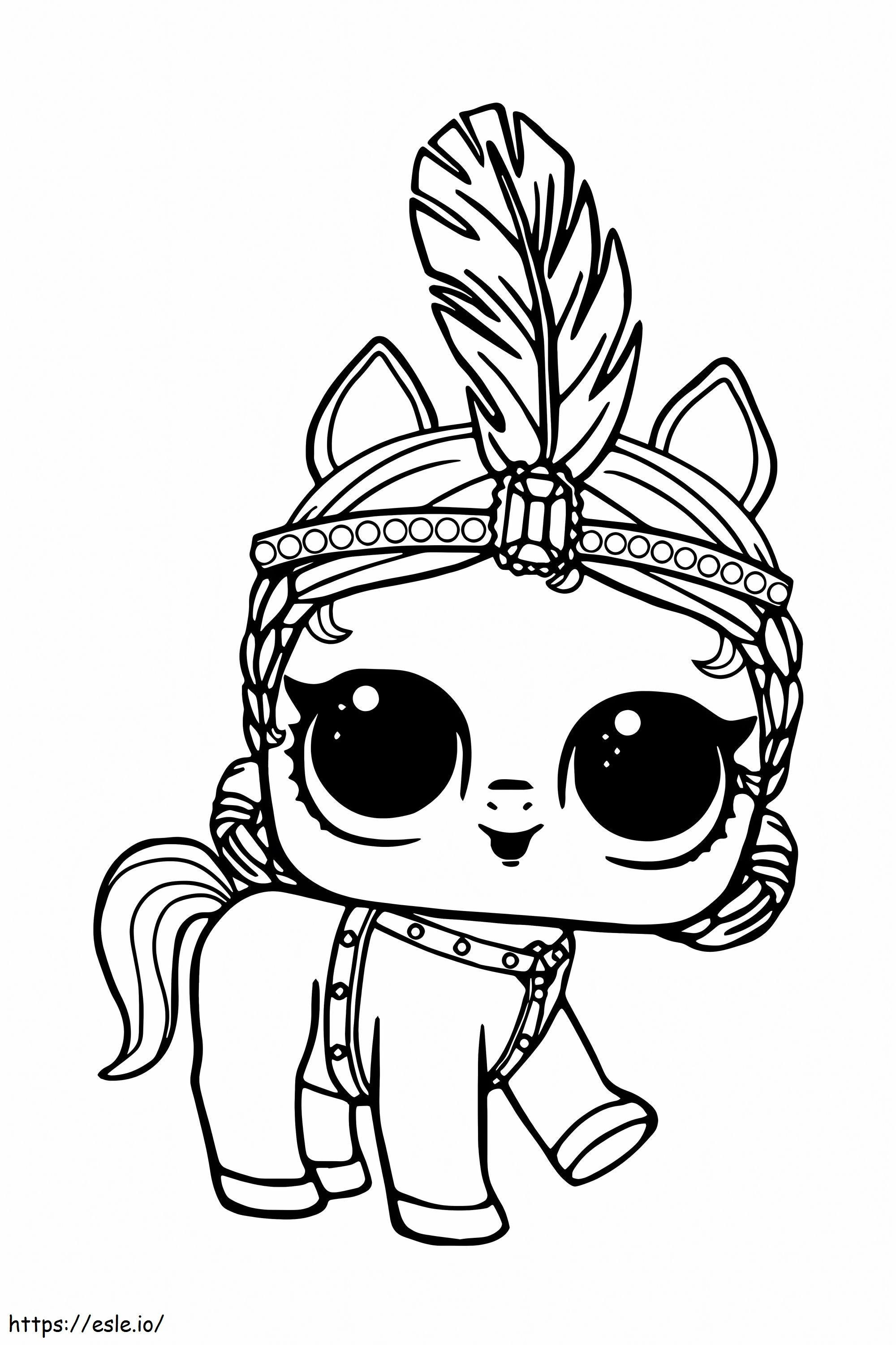 LOL Pet Pony Dancer coloring page