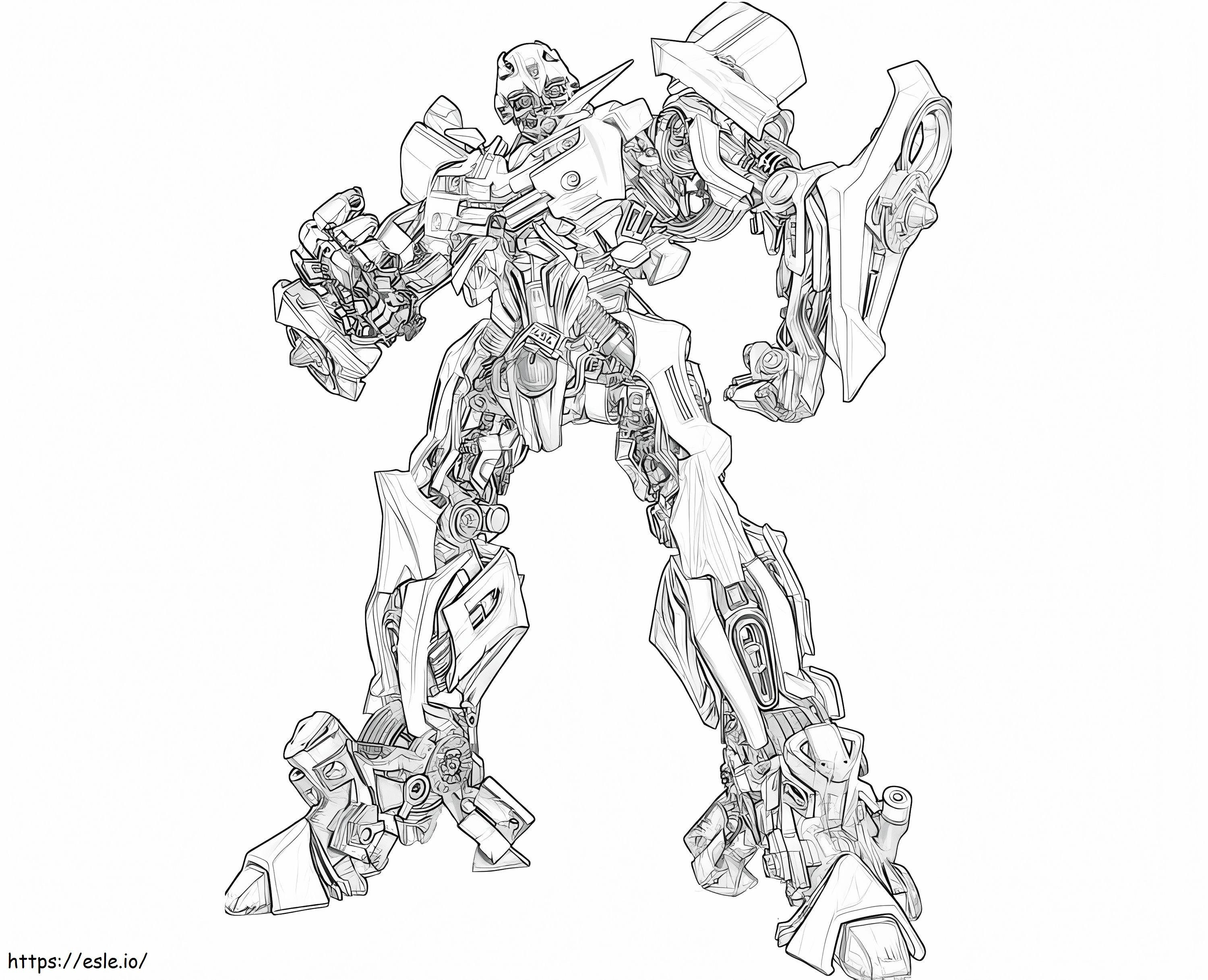 Cool Bumblebee coloring page