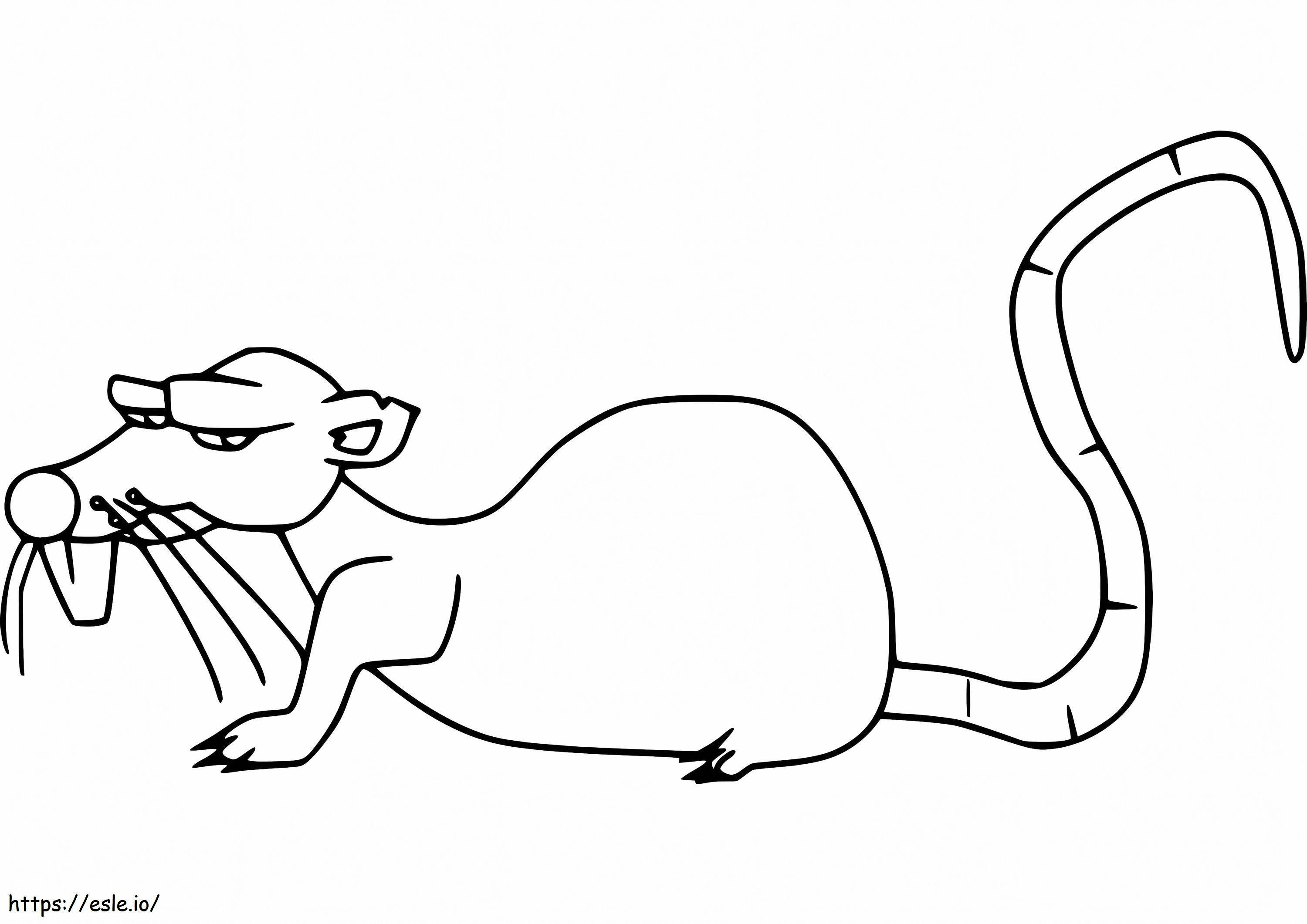 Bad Rat coloring page