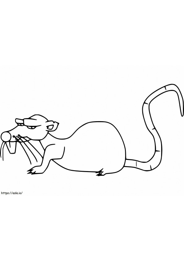 Bad Rat coloring page
