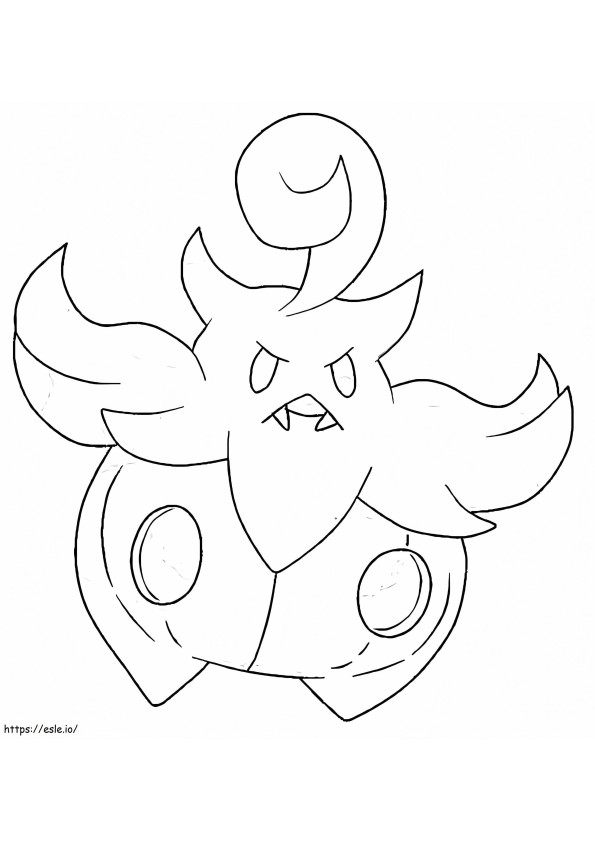 Coloriage Citrouille Pokémon 2 à imprimer dessin