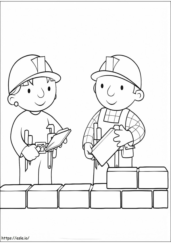 1534132340 Wendy And Bob Working A4 coloring page