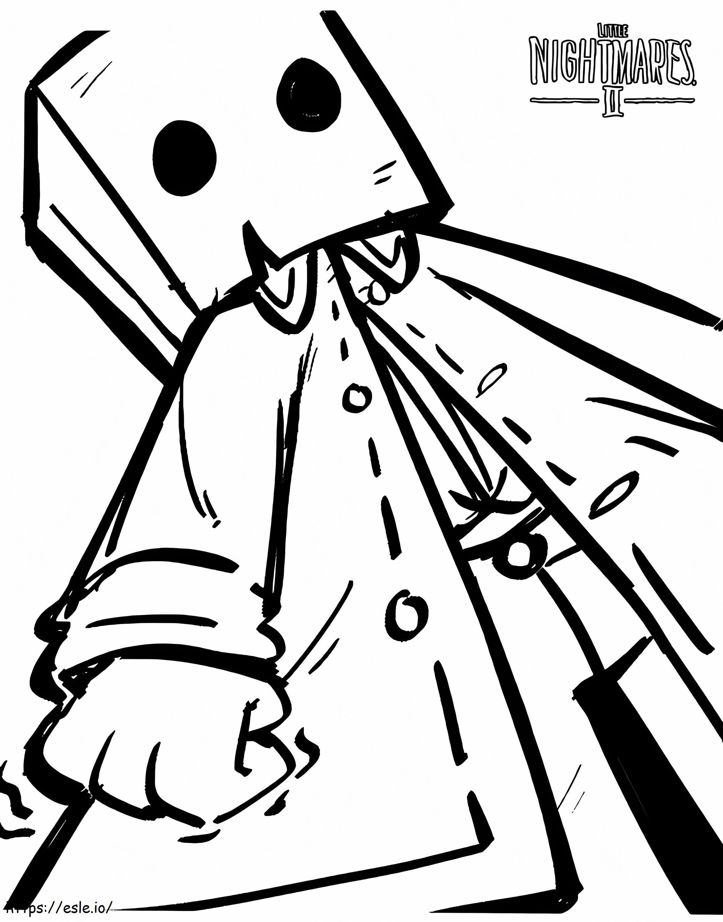 Little Nightmares Mono coloring page