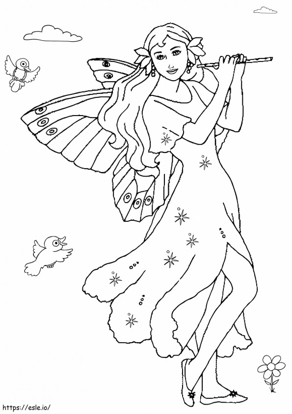 Fairy Printable coloring page