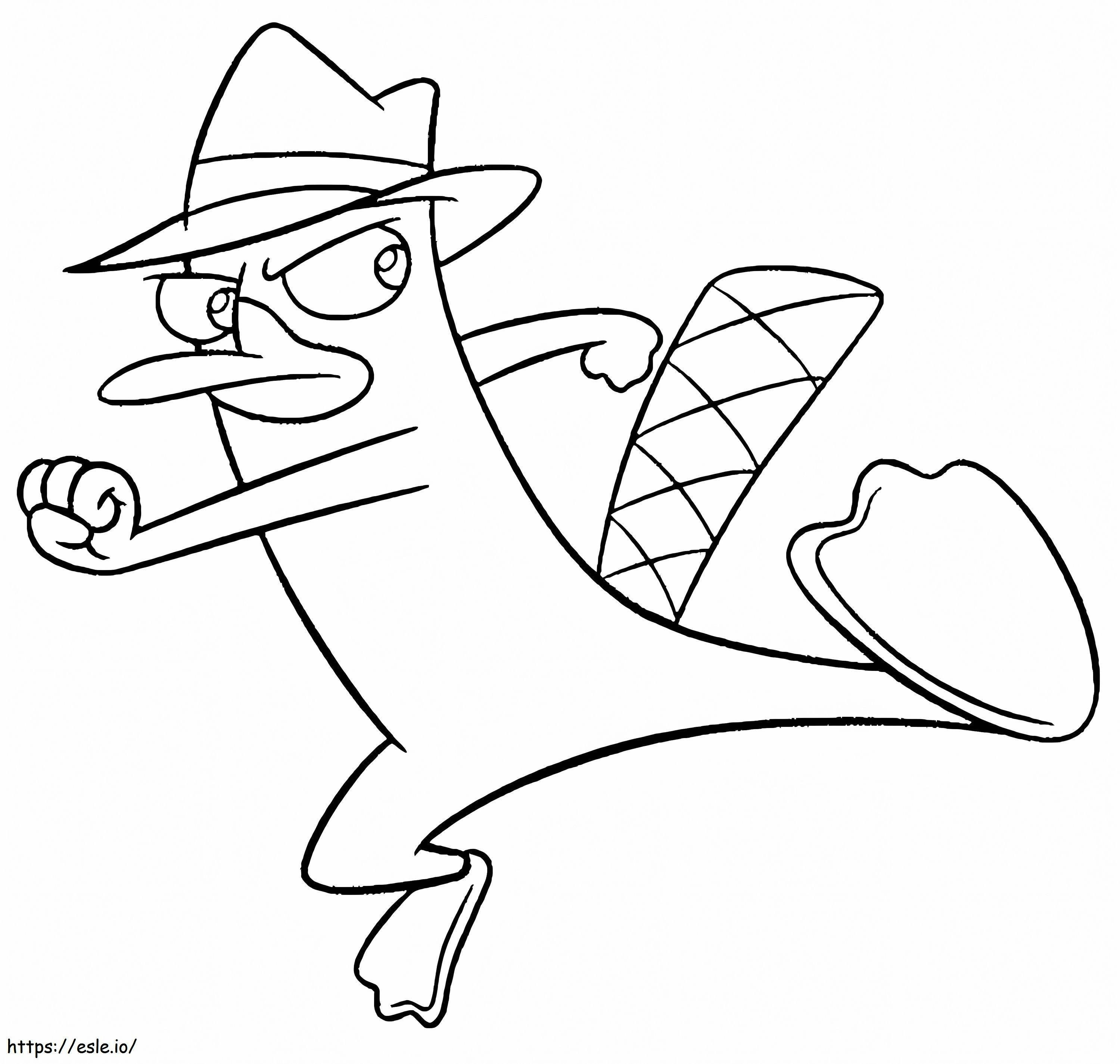 Perry Punch coloring page