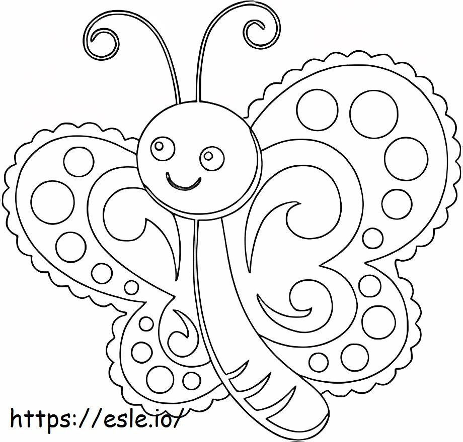 Butterfly Drawing coloring page