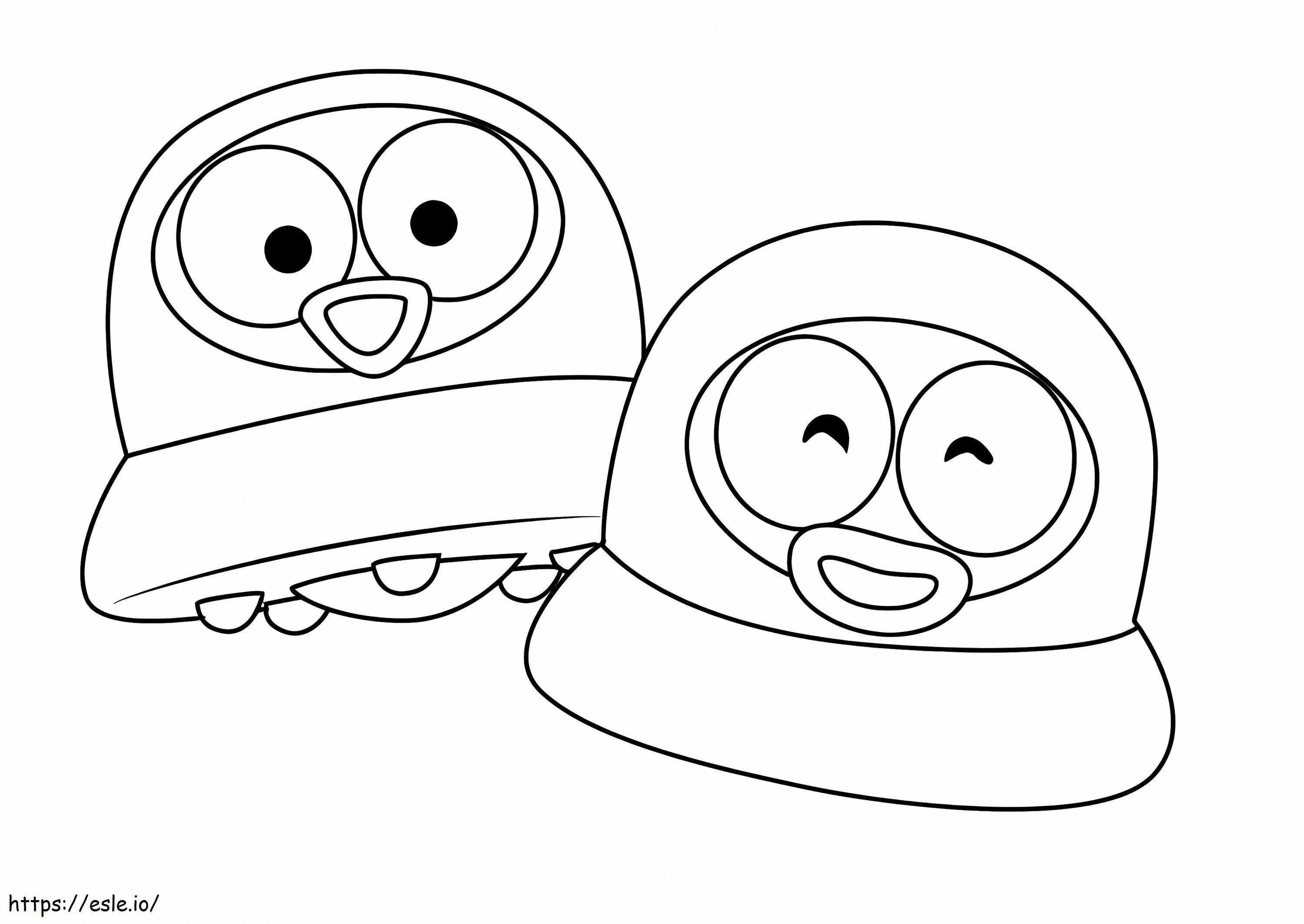 Poop And Pee coloring page