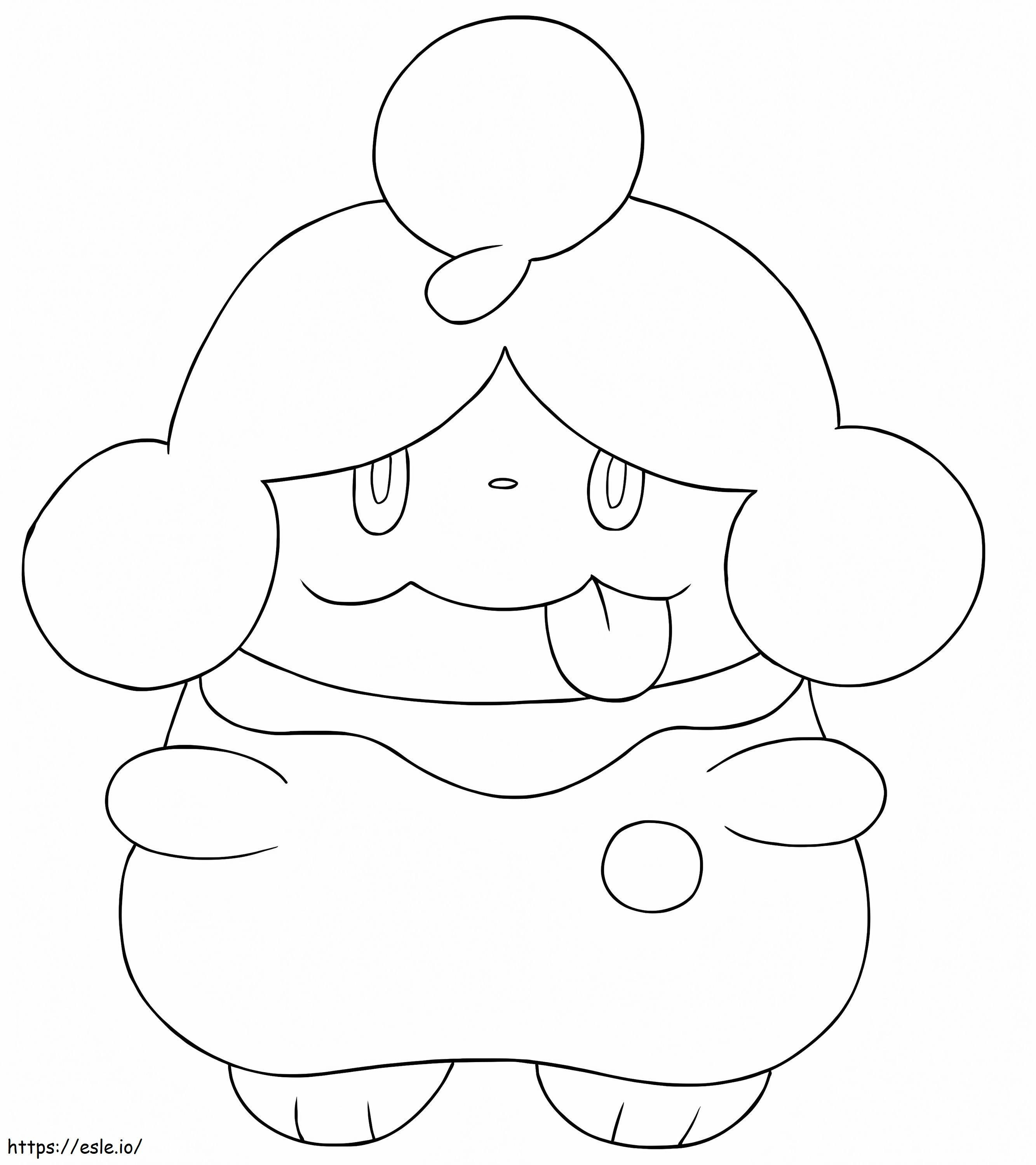 slurpuff coloring pages for kids pokemon