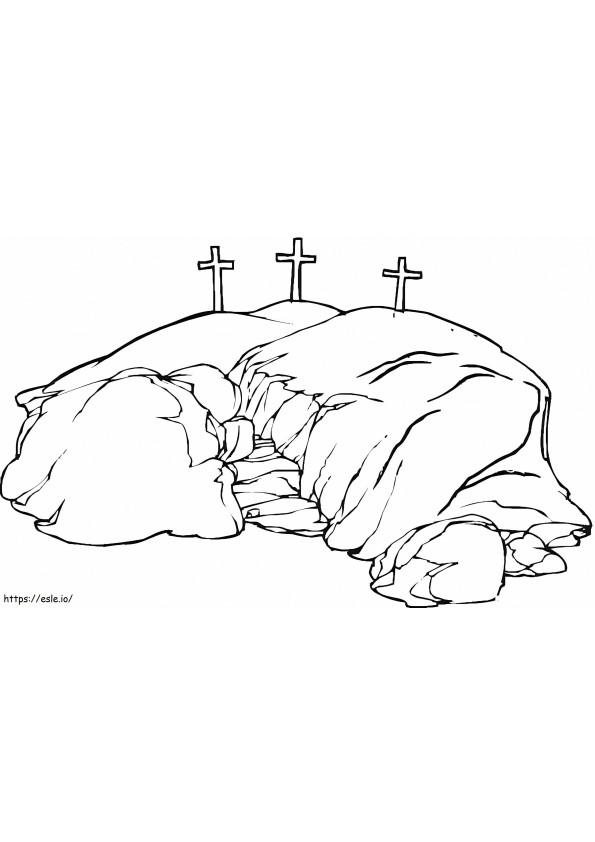 Good Friday 13 coloring page
