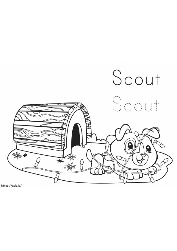 Scout From Leapfrog coloring page