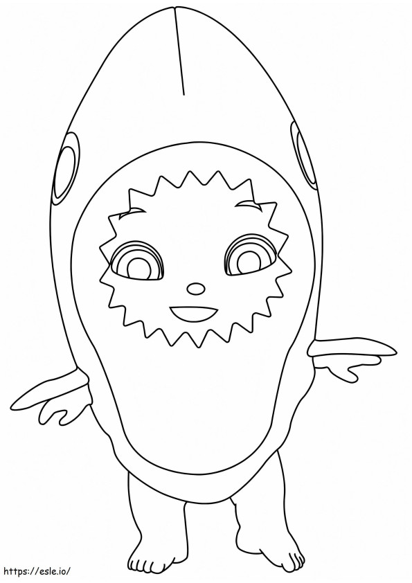 Free Little Baby Bum coloring page