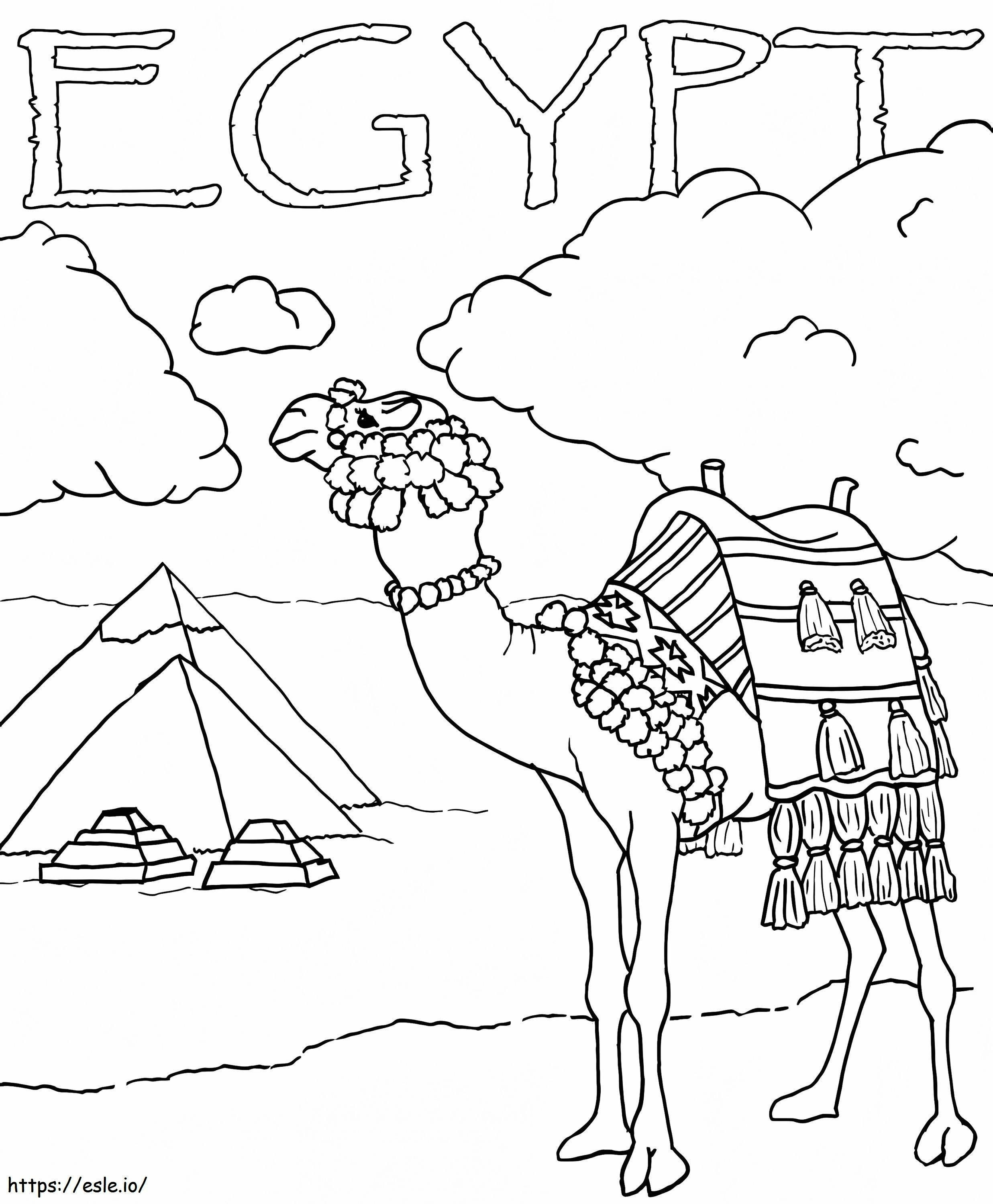 Egypt 2 coloring page