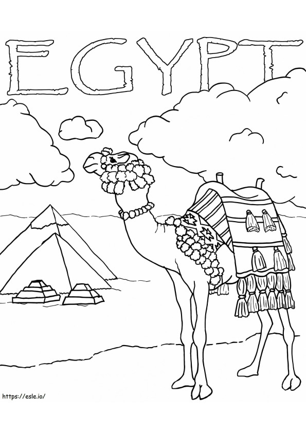 Egypt 2 coloring page