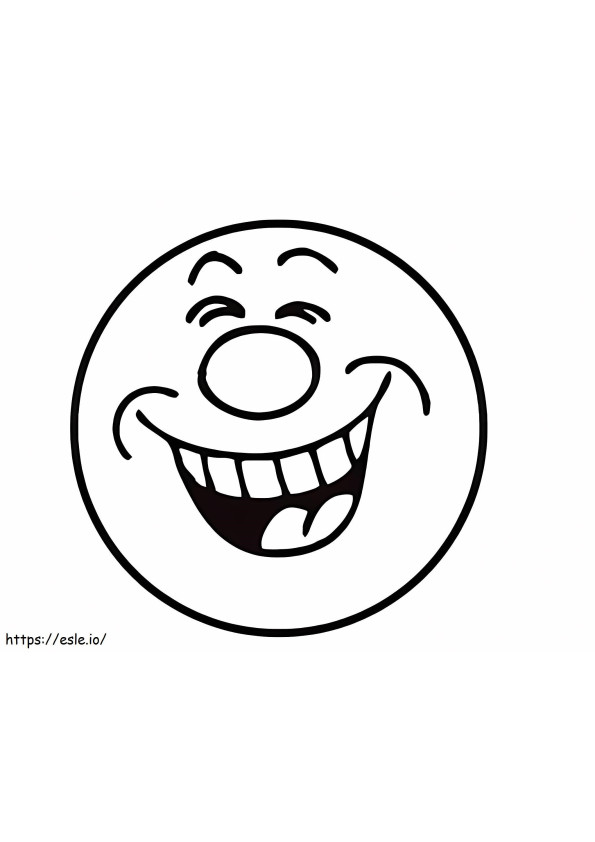 Cartoon-Smiley-Gesicht ausmalbilder