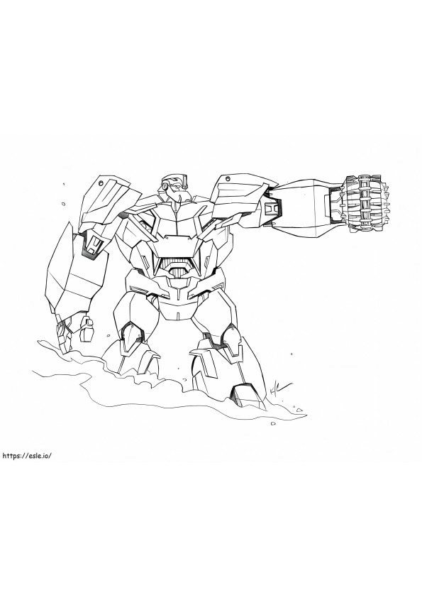 Transformers Bulkhead coloring page