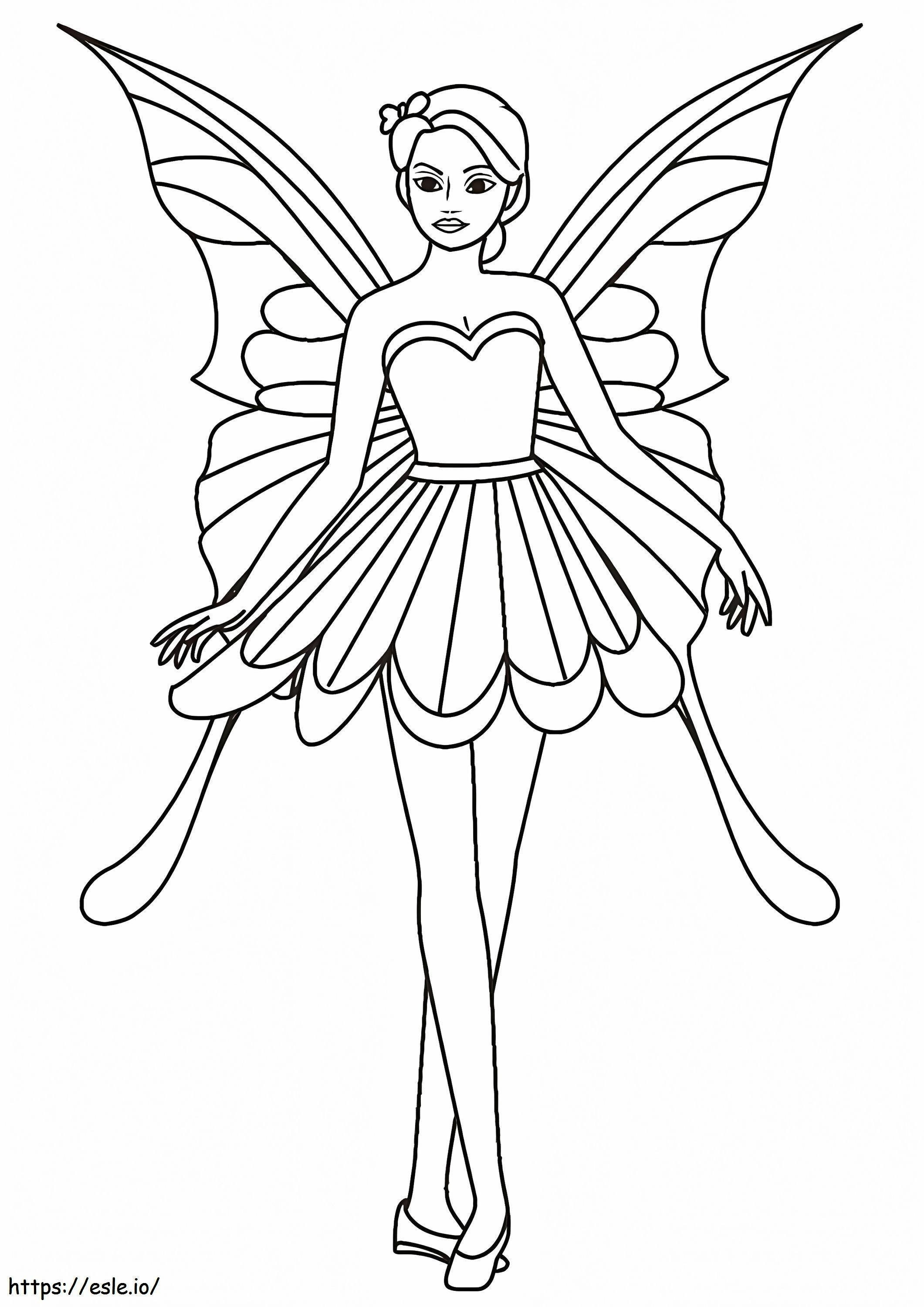 Amazing Fairy coloring page