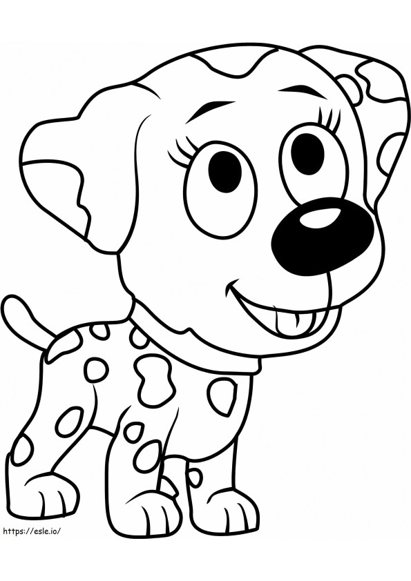Roxie From Pound Puppies coloring page