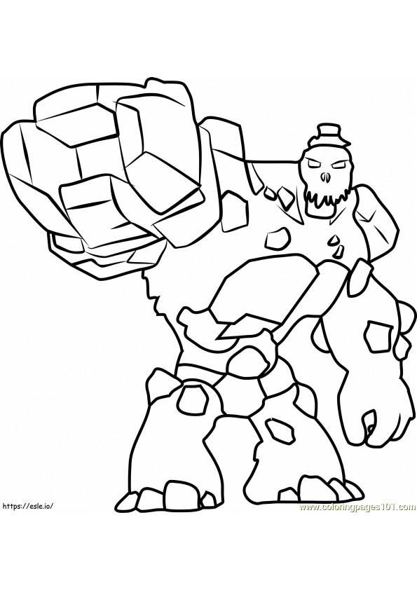 Stone Warriors coloring page