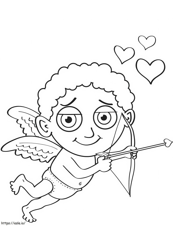 Great Cupid coloring page