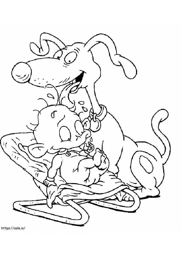 Spike Dan Tommy Dari Rugrats