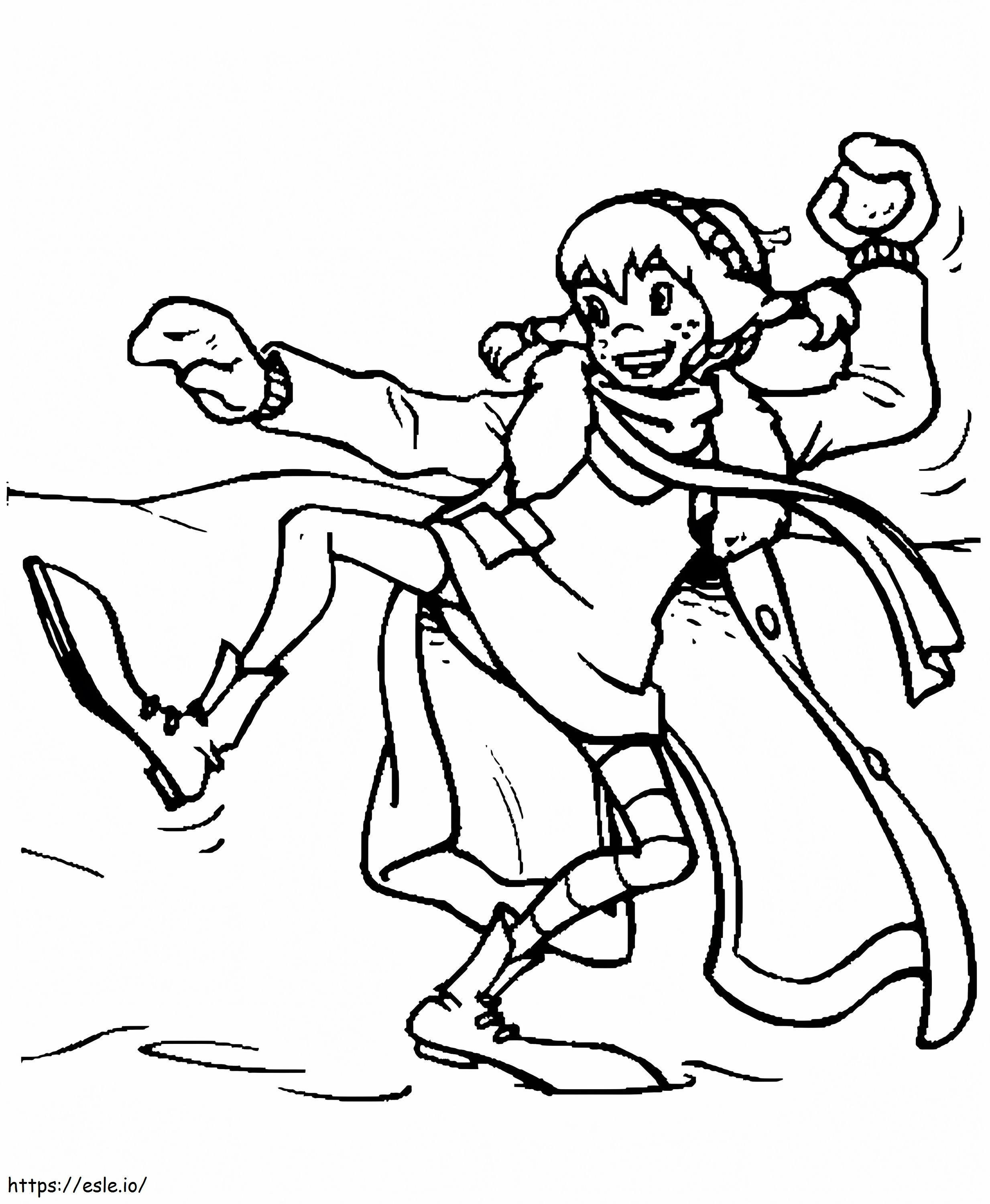 Pippi Longstocking To Color coloring page